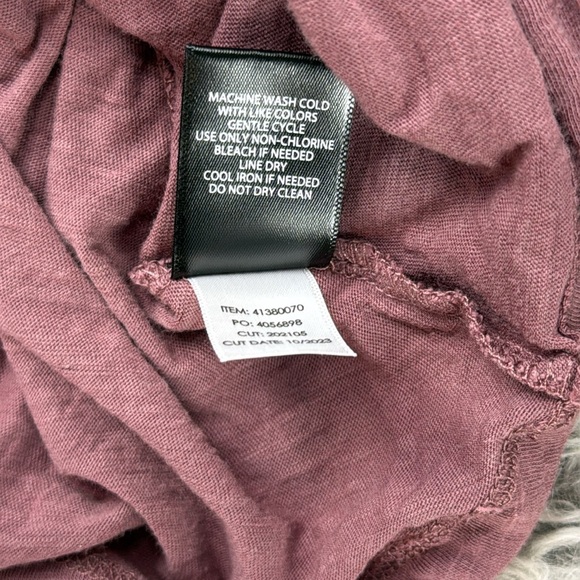 Torrid Cotton Boho Modal Slub Square Neck Rose Taupe Pintuck Babydoll Top, 1X - Picture 8 of 9